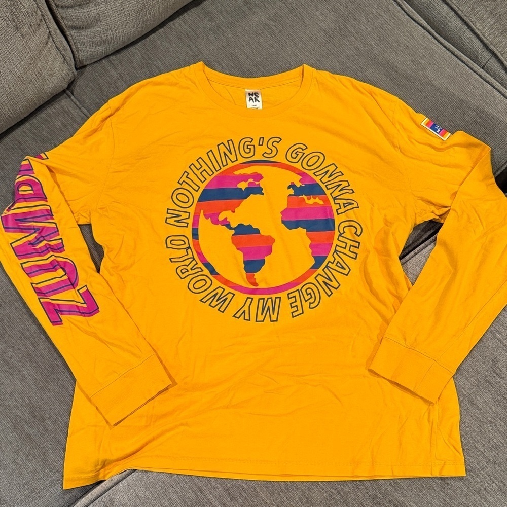 Zumba Fitness Golden Yellow Tee